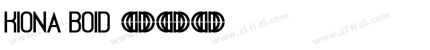 kiona boid字体转换